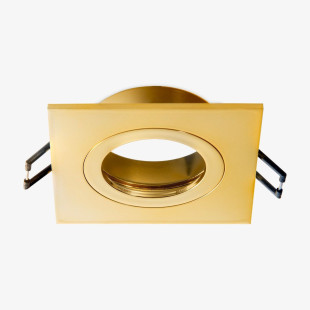 Downlight kwadratowy Finn złoty ZumaLine | Oczko podtynkowe