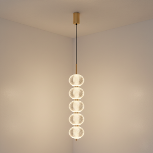 Lampa wisząca ZumaLine Galatea: Elegancja i LED | Sklep z meblami