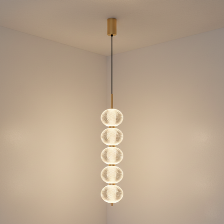 Lampa wisząca ZumaLine Galatea: Elegancja i LED | Sklep z meblami