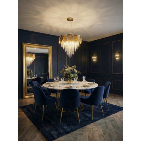 Lampa wisząca kryształowa Astra ZumaLine | 52cm | Styl glamour