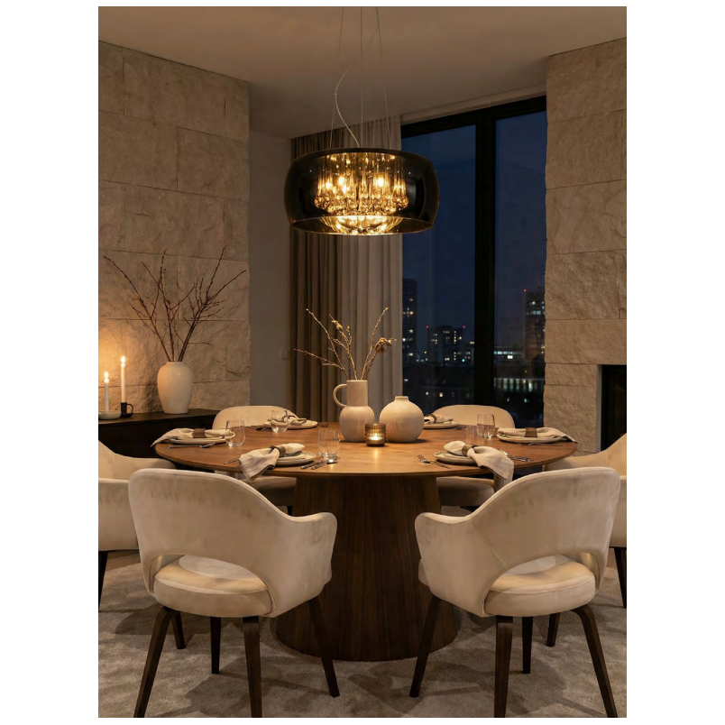 Lampa wisząca glamour Crystal | ZumaLine - Elegancki żyrandol