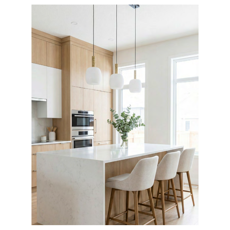 Lampa wisząca ZumaLine Calvo | Szkło, Glamour, 76cm