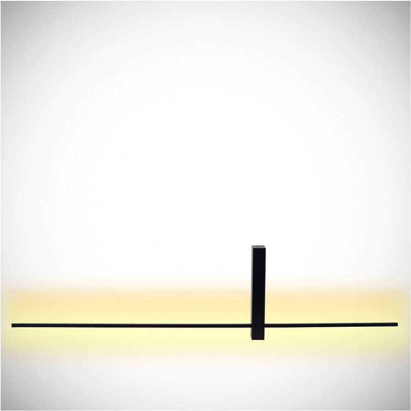 Kinkiet LED czarny Segin 90cm Lucide - Minimalistyczny Design