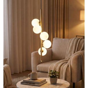 Lampa wisząca Ali - szkło, kula | ZumaLine - Cena 699 zł