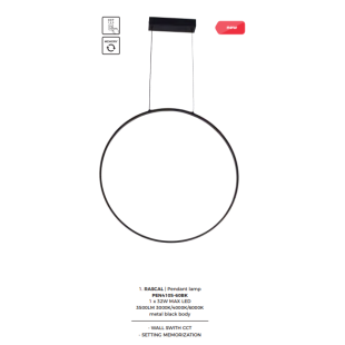 Lampa wisząca Rascal LED ZumaLine | Nowoczesny design