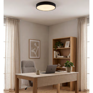 Plafon LED Nadi ZumaLine | Regulacja barwy, 40cm, Czarny