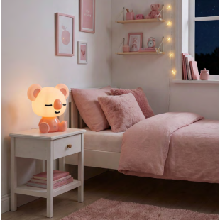 Lampa Koala LED Różowa dla Dziewczynki | ZumaLine