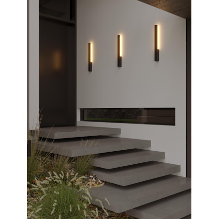 Maxlight W0458 Lampa Zewnętrzna Kaprun 6W Czarna Ip65 MaxLight