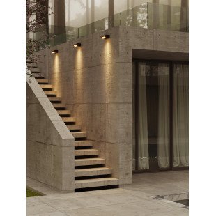 Maxlight W0462 Lampa Zewnętrzna Solden 12W Czarna Ip65 MaxLight