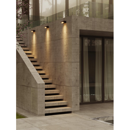 Maxlight W0462 Lampa Zewnętrzna Solden 12W Czarna Ip65 MaxLight