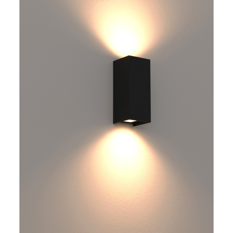Maxlight W0467 Lampa Zewnętrzna Zermat 12W Czarna Ip65 MaxLight