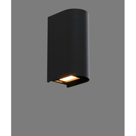 Maxlight W0469 Lampa Zewnętrzna Badia 12W Czarna Ip65 MaxLight