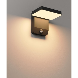 Maxlight W0471 Lampa Zewnętrzna Z Czujnikiem Ruchu Ladis 20W Czarny Ip65 MaxLight