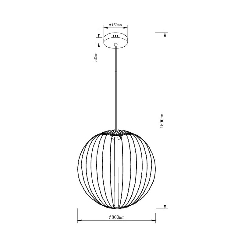 Maxlight P0677 Lampa Wisząca Nelson 31W  MaxLight