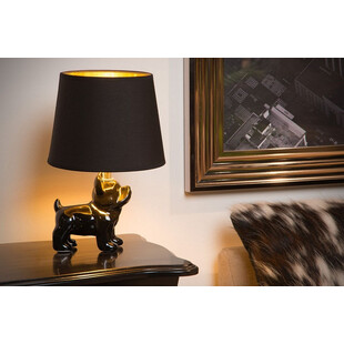 Lampa stołowa Sir Winston czarna - Lucide | Elegancki design