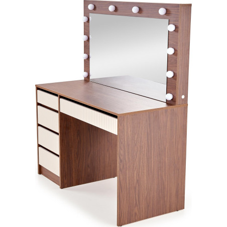 Toaletka Halmar Hollywood XL: Lustro LED, 5 szuflad | Kup Teraz