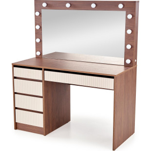 Toaletka Halmar Hollywood XL: Lustro LED, 5 szuflad | Kup Teraz