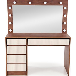 Toaletka Halmar Hollywood XL: Lustro LED, 5 szuflad | Kup Teraz