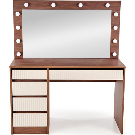 Toaletka Halmar Hollywood XL: Lustro LED, 5 szuflad | Kup Teraz