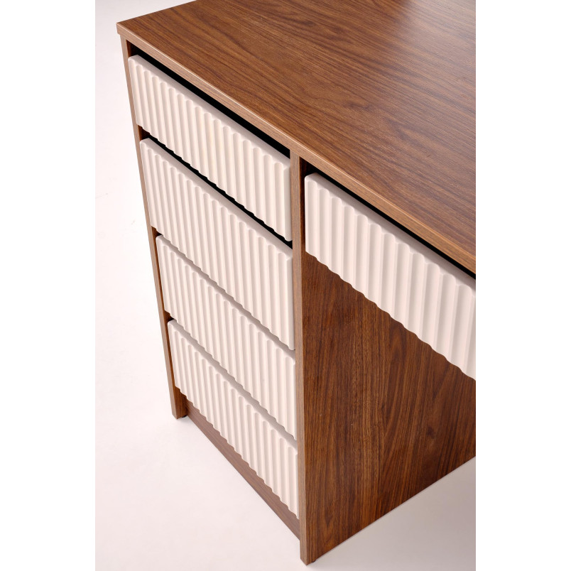 Toaletka Halmar Hollywood XL: Lustro LED, 5 szuflad | Kup Teraz