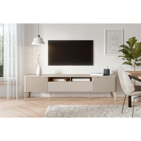 Szafka RTV Beluci 200x40 - Kaszmir/Dąb, Halmar | Salon