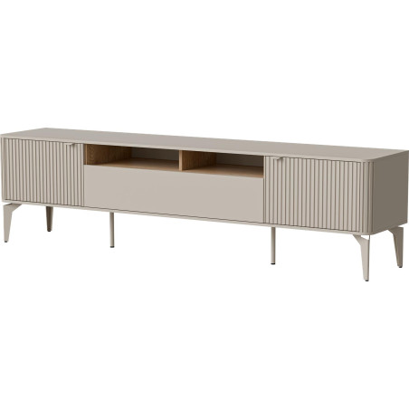 Szafka RTV Beluci 200x40 - Kaszmir/Dąb, Halmar | Salon