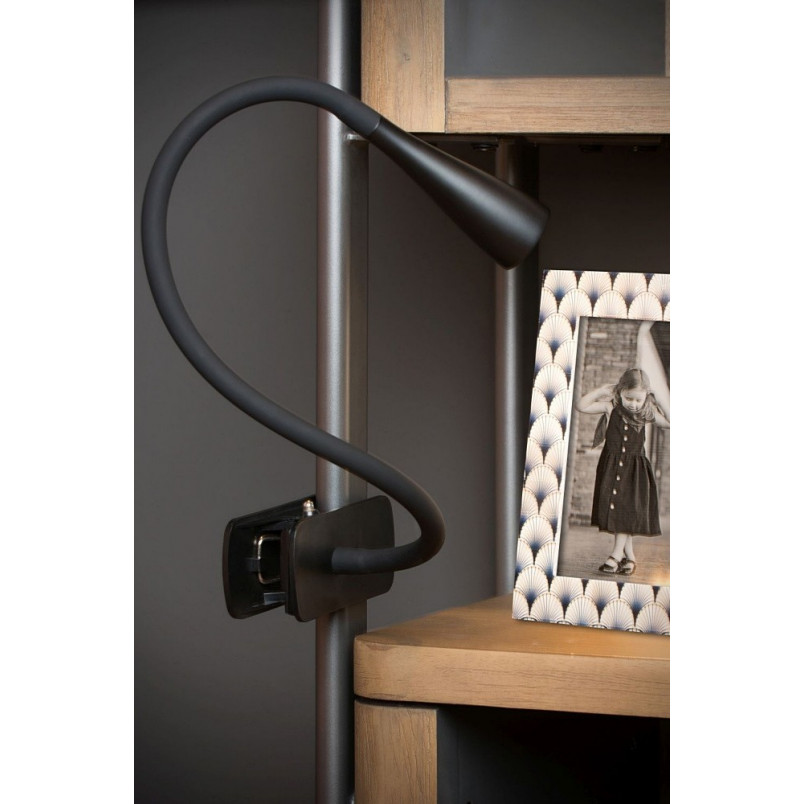 Lampa biurkowa Lucide Zozy LED czarna - Nowoczesny design