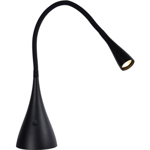 Lampa biurkowa LED czarna Lucide Zozy | Minimalistyczny design