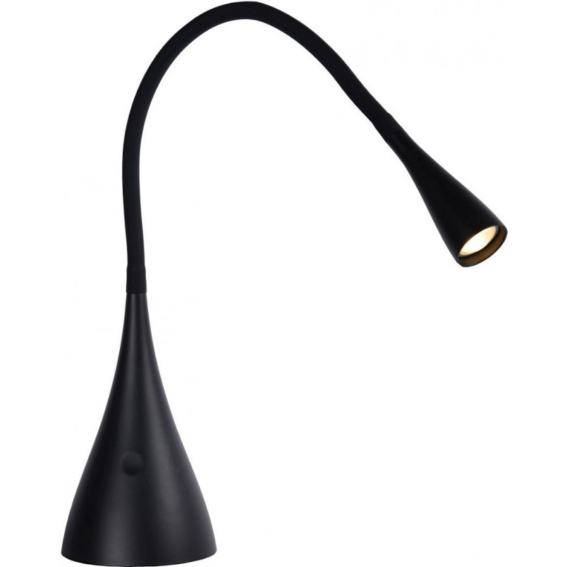Lampa biurkowa LED czarna Lucide Zozy | Minimalistyczny design