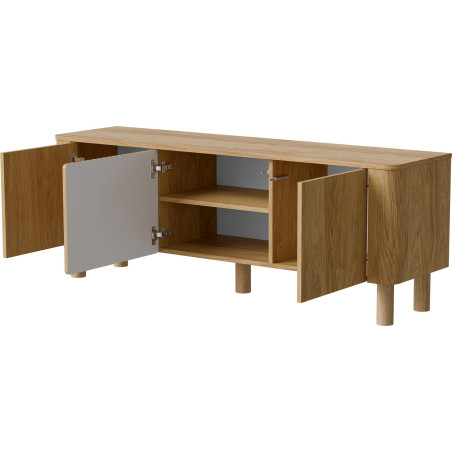 Szafka RTV Arango 150x40 dąb hikora - Halmar | Nowoczesny Design