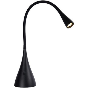 Lampa biurkowa LED czarna Lucide Zozy | Minimalistyczny design