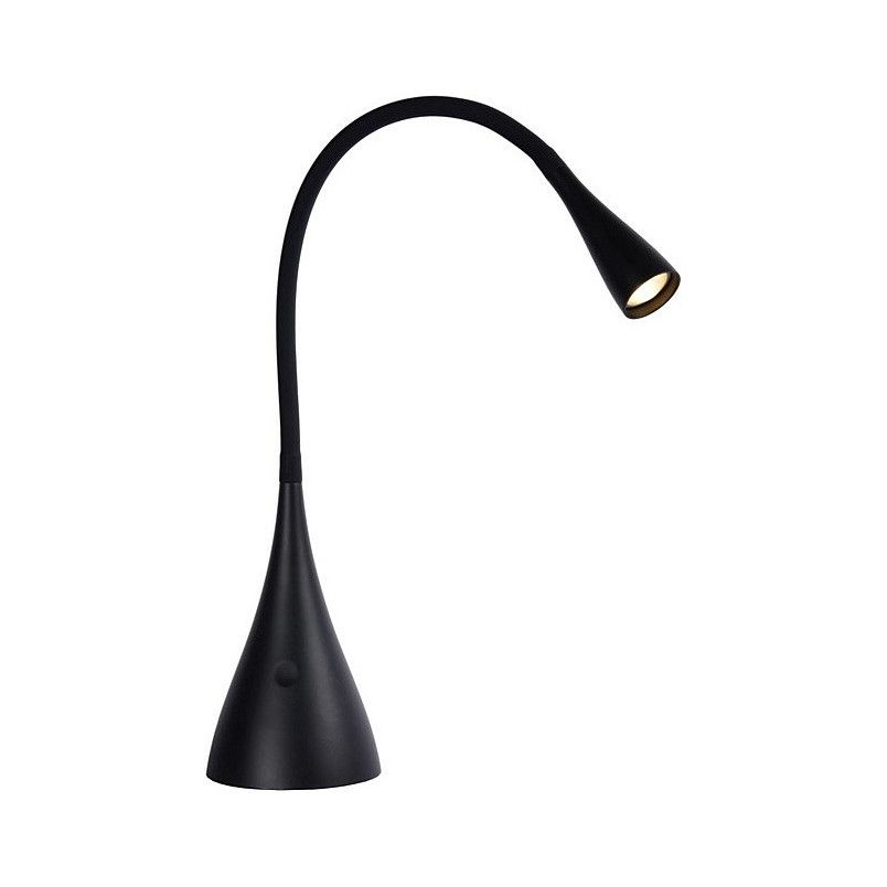 Lampa biurkowa LED czarna Lucide Zozy | Minimalistyczny design