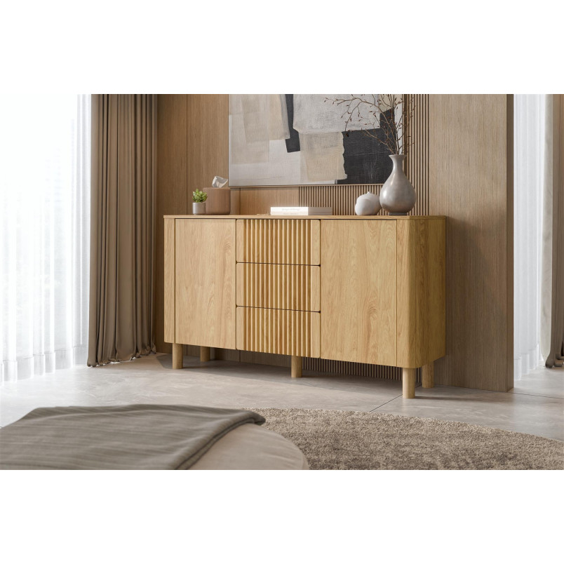 Komoda Arango 150x40 dąb hikora | Halmar - Styl i Funkcjonalność