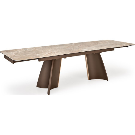 Stół rozkładany Vesna 180-260cm | Halmar - Beżowy marmur