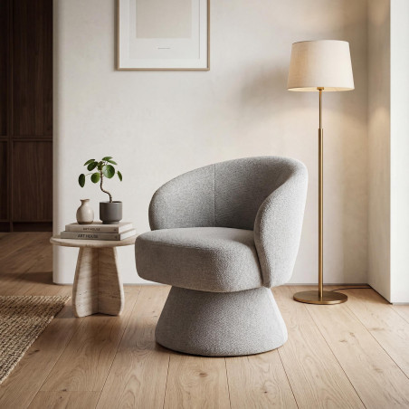 Fotel Vecna Halmar: Obrotowy, Szary - Komfort i Styl