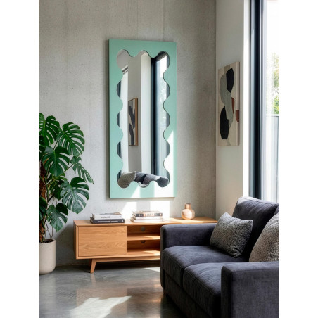 Lustro Soletto Halmar: Miętowy Design, 160x70cm - Kup Teraz!