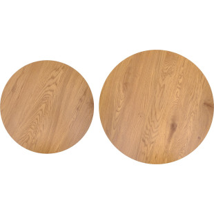 Zestaw stolików Pilar Halmar | Dąb Naturalny - Stylowy Design
