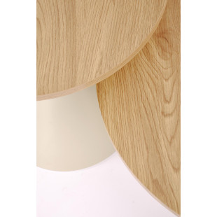 Zestaw stolików Pilar Halmar | Dąb Naturalny - Stylowy Design