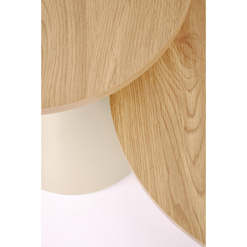 Zestaw stolików Pilar Halmar | Dąb Naturalny - Stylowy Design