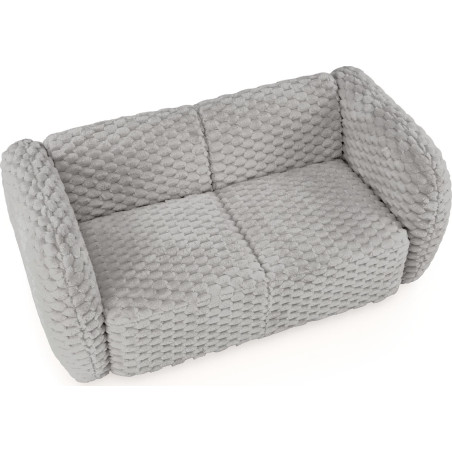 Sofa 2-osobowa Malta Halmar | Pikowana, Szara | Komfort i Styl