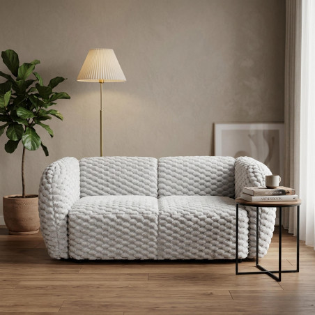 Sofa 2-osobowa Malta Halmar | Pikowana, Szara | Komfort i Styl