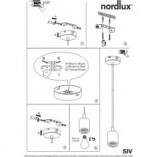 Lampa wisząca "żarówka" Siv - Nordlux, biała | Sklep z lampami