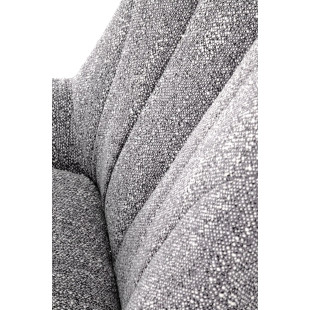 Fotel bujany Luis Halmar - Komfortowy design w odcieniach popielu