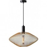 Lampa Wisząca Mesh Geo Mosiężna | Lucide - Nowoczesny Design