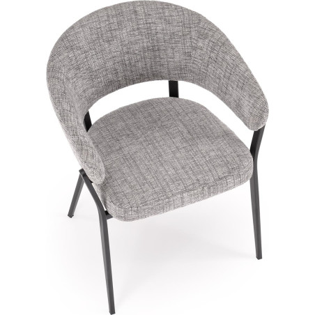 Krzesło tapicerowane szare K609 Halmar | Komfort i styl