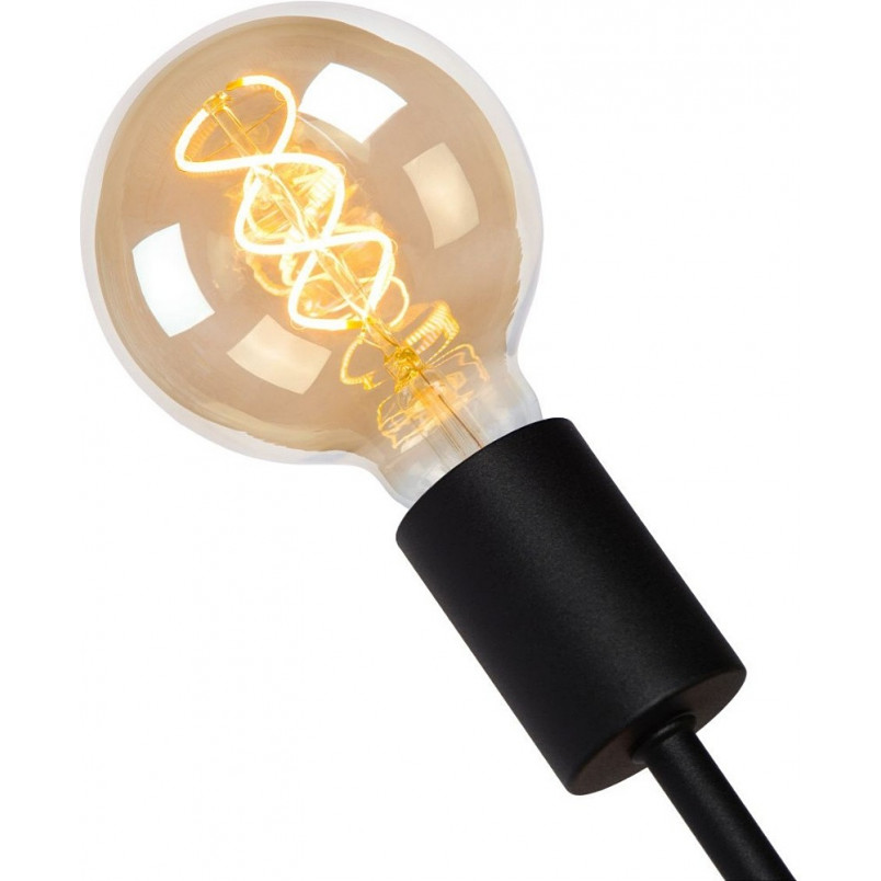 Lampa Loft Lester VI Czarna | Lucide - Nowoczesny Design