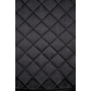 Krzesło welurowe czarne K608 Halmar | Komfort i styl