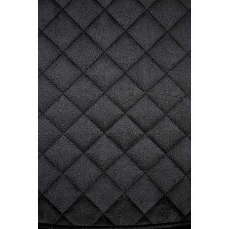 Krzesło welurowe czarne K608 Halmar | Komfort i styl