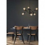 Lampa Loft Lester VI Czarna | Lucide - Nowoczesny Design