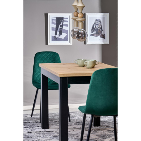 Krzesło welurowe zielone K608 Halmar | Komfort i styl